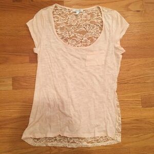 delias Full Lace Back Tee